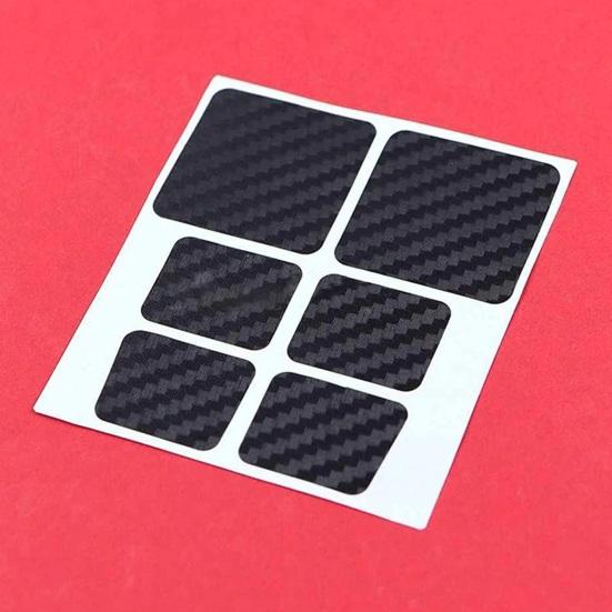 6Pcs/Set Touchpad Protective Sticker Compatible for Steam Deck Waterproof PVC Game Console Trackpad Protector Textured Skin Gaming Accessories