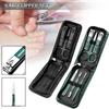 6Pcs/Set With Storage Bag Nail Clipper Pedicure Set Nail Care Tool High-quality Nail File  Women