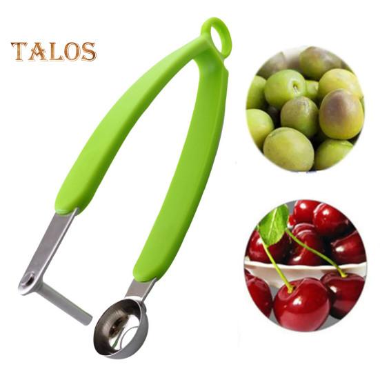 Cherry Corer Cherry Pitter Tool Stainless Steel Olive Pitter Heavy-Duty Fruit Pit Remover Multi-Purpose Kitchen Accessory