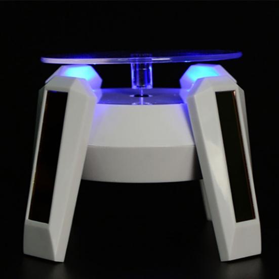 Дирижабль НЛО Вращающаяся Подставка Дисплей 360 Градусов Солнечная Двойного Назначения Автоматический Поворотный Столик для Витрины