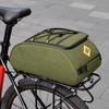 hook and loop Bike Trunk Bag 8L Capacity Bike Rear Seat Bag Durable Bike Luggage Bag  Travel Use