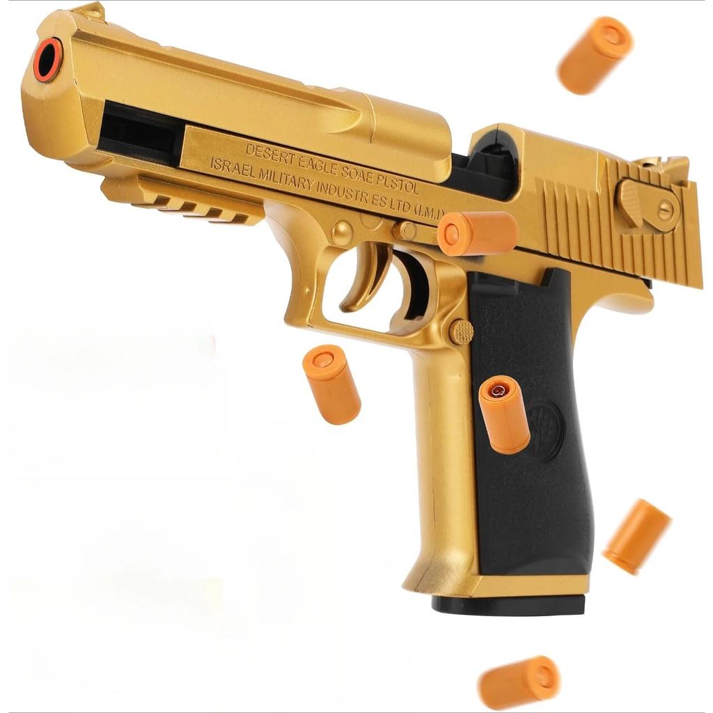 2011 Pistol Automatic Continuous Firing Decompression Gun Shell Ejection Empty Hanging Desert Eagle Toy Gun Boys Gift