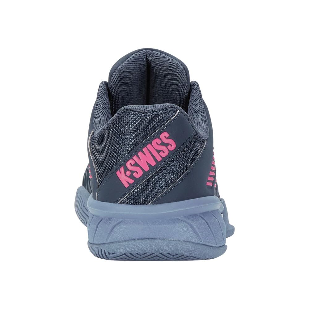 Теннисные кроссовки Dunlop Express Light 3 Tennis Dark Размер K-SWISS, Модель для всех покрытий, 2023FW, Серо-розовый, KS98562478GP, 24.5см