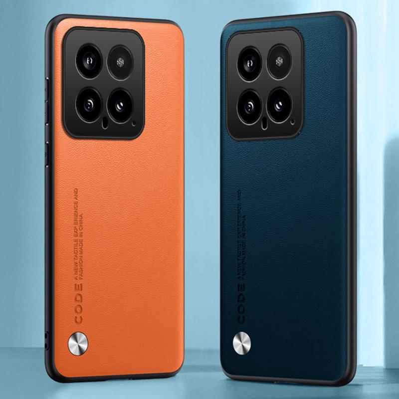 Роскошный чехол из искусственной кожи для Xiaomi Mi 14 Pro Mi14, матовый силиконовый чехол с полной защитой для телефона для Xiaomi 14 Pro Xiaomi14