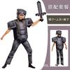 Хэллоуин сине-зеленый майнкрафт детский костюм Стива сценический игровой костюм для выступлений c
