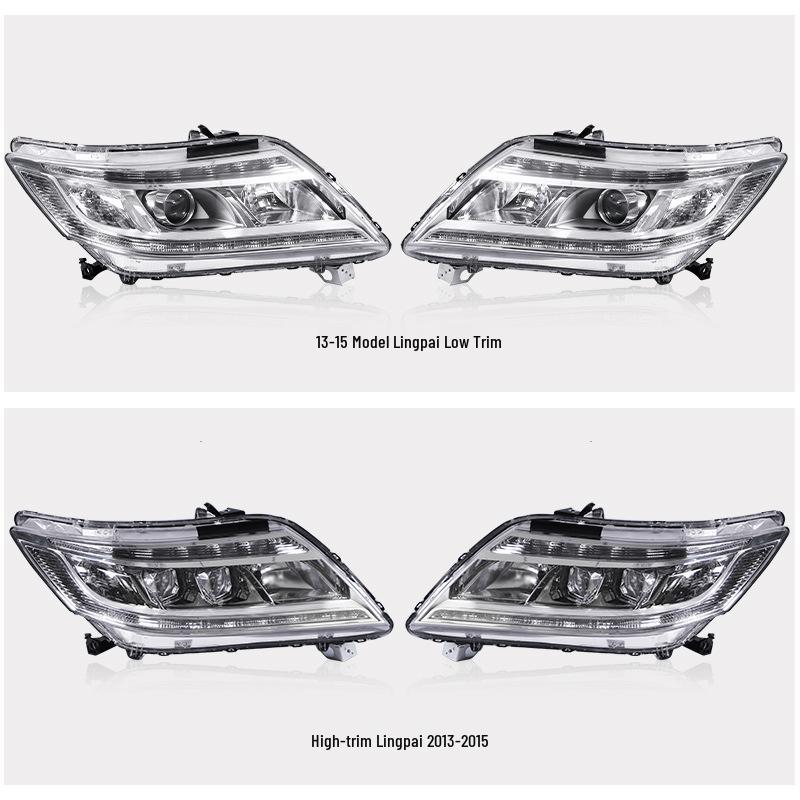 Сборка фары Honda Lingpai/Crider 2013-2015 (Высокая/Низкая отделка)