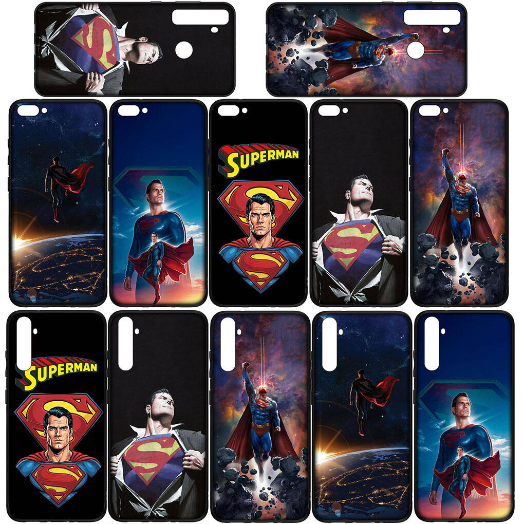 for Motorola Moto Edge 70 60 50 G54 G86 Samsung Galaxy S25 iPhone 17 16 15 Redmi Note 14 13 Pro Max Phone Case Cartoon Super Hero Supermans Man Cover