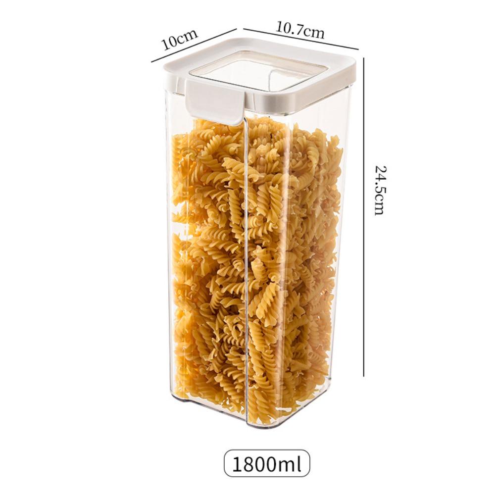 Large Capacity Kitchen Food Storage Canisters Transparent Plastic Miscellaneous Grain Jar Moisture-Proof Multigrain Organizer