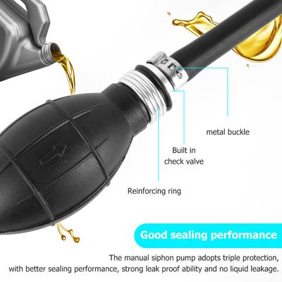 Ручной топливный насос Автомобильный топливный бак Сифон Перекачка масла Топливный насос Бензин Дизель Жидкость Ручной насос Экономитель топлива Инструмент для перекачки жидкости
