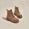 Ботинки женские модные и удобные винтажные рабочие ботинки Desert Rhubarb Boots весна-лето одинарные ботинки с толстой подошвой короткие уличные ботинки
