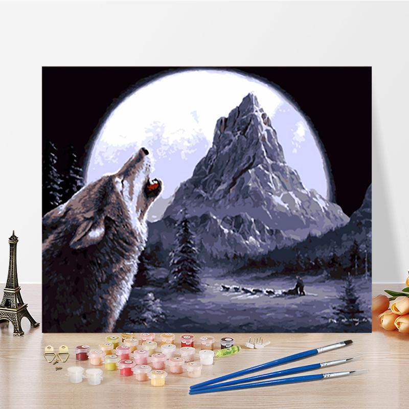 DIY Painting By Numbers Crafts Numbers Painting Arts Hobbies Digital Oil Painting Home Decoration