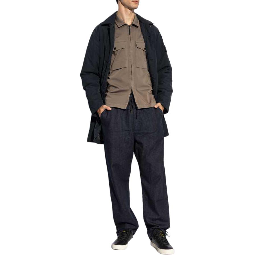 STONE ISLAND Overshirts Walnut Men Outerwear Brown 811512808-V0075