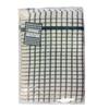 No 50 Terry Check Tea Towel Green