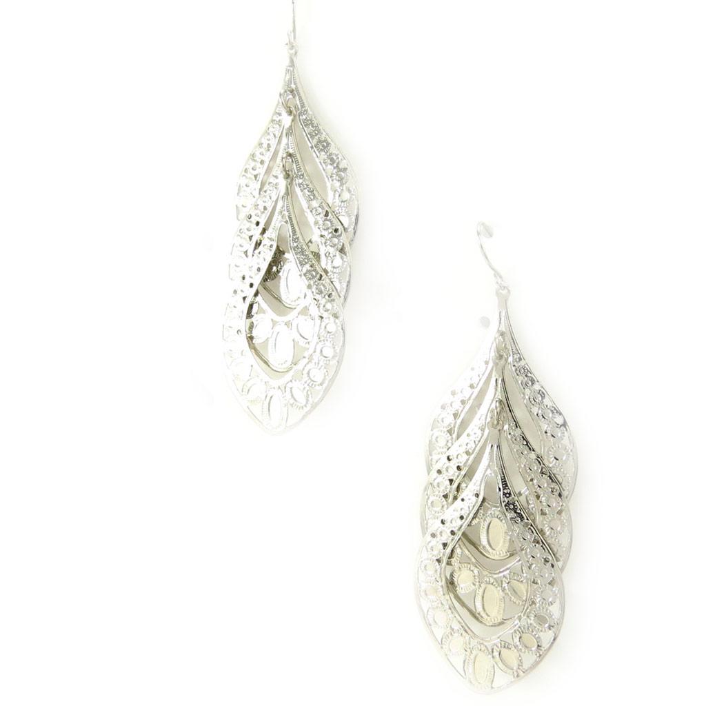 Les Trésors De Lily [K6544] - Серебряные серьги «Хореография».