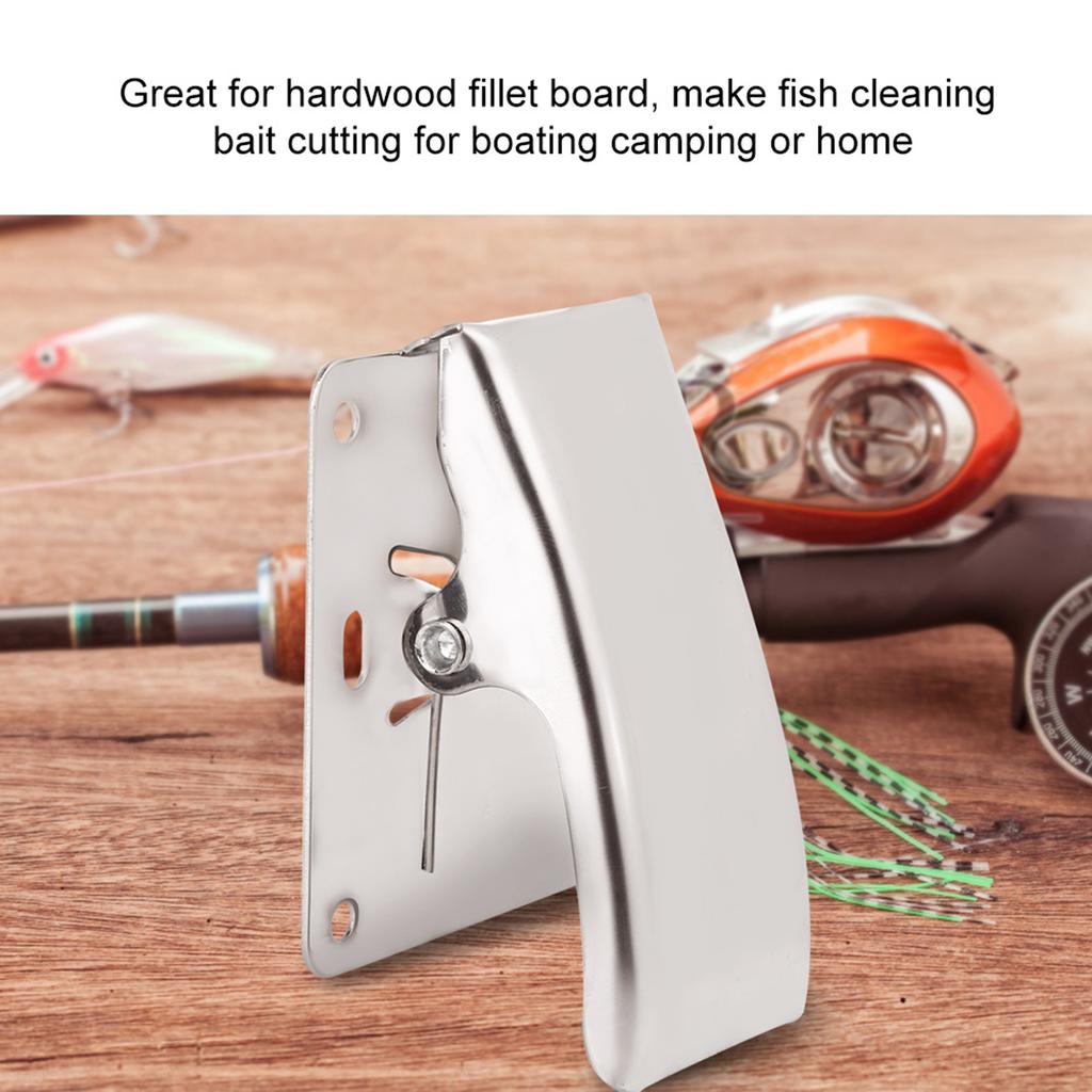 Зажим для ремонта доски, зажим для рыбьего хвоста из нержавеющей стали, рыболовный аксессуар
