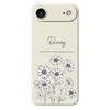 For iPhone 17 Air Case Sketch Flowers Pattern Printing Straight Edge TPU Phone Back Cover