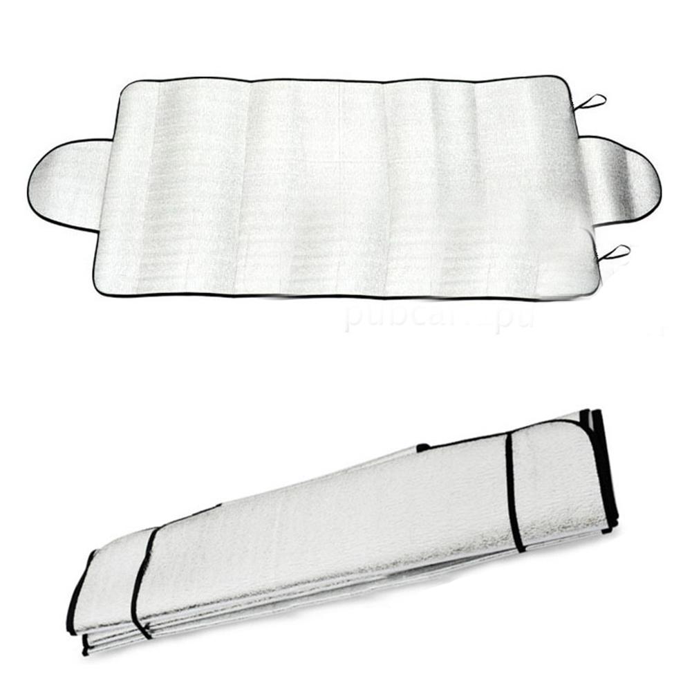 Автомобильный внедорожник, складной чехол на лобовое стекло, солнцезащитный козырек, посеребренный солнцезащитный козырек, защищает автомобиль от снега, льда, мороза, горячего