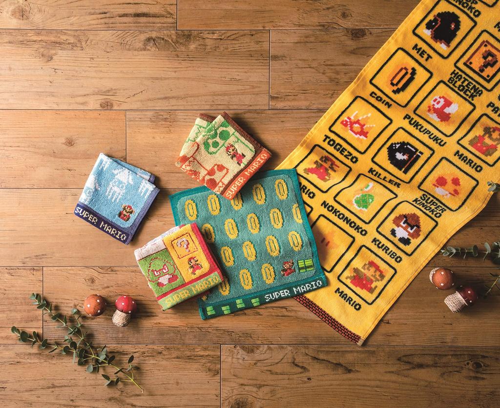 Marushin Bath Nintendo 60 X 120 Dot 4485003900 Towel, Mario, Cm, Icon, 100% Cotton,