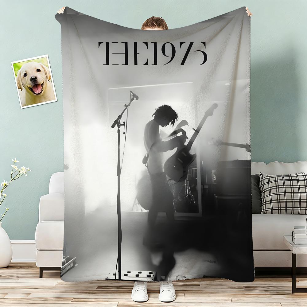 The1975 Легкий плед из фланели 240 г Мягкий, приятный для кожи, для летнего охлаждения
