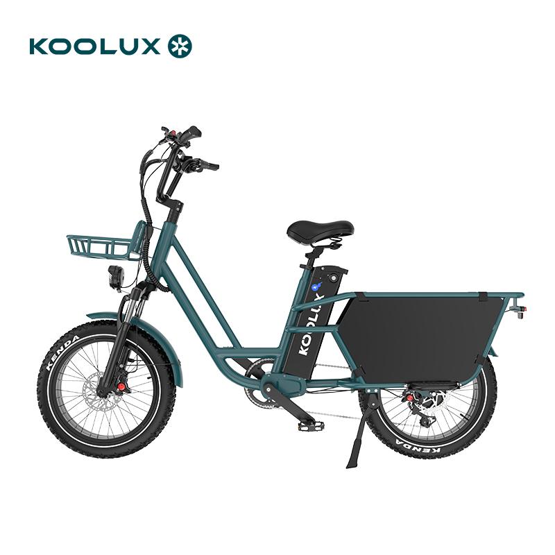 KOOLUX X7 Pro Cargo Electric bike  City Commuting E-Bike 150KG Max Load 48V25AH 20 Inch Off-Road Tires 80KM-120KM Range 750W Electric Bike
