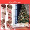 Charming 2 Meter Christmas Ribbon Decoration With Beautiful Merry Christmas Words