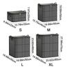 Non Woven Fabric Clothes Quilts Storage Bag Large Capacity Reinforced Handles Blanket Comforter Bags Dustproof Foldable