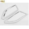 Chrome Front Fog Light Frame Cover Trim For Volkswagen Atlas Stainless 2018-