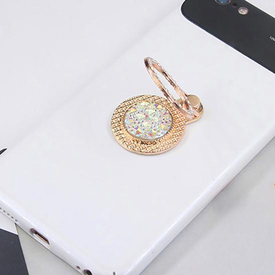 Держатель-кольцо для пальца, Металлический универсальный с вращением на 360 градусов, Стразы, Кольцо для телефона в виде карманных часов