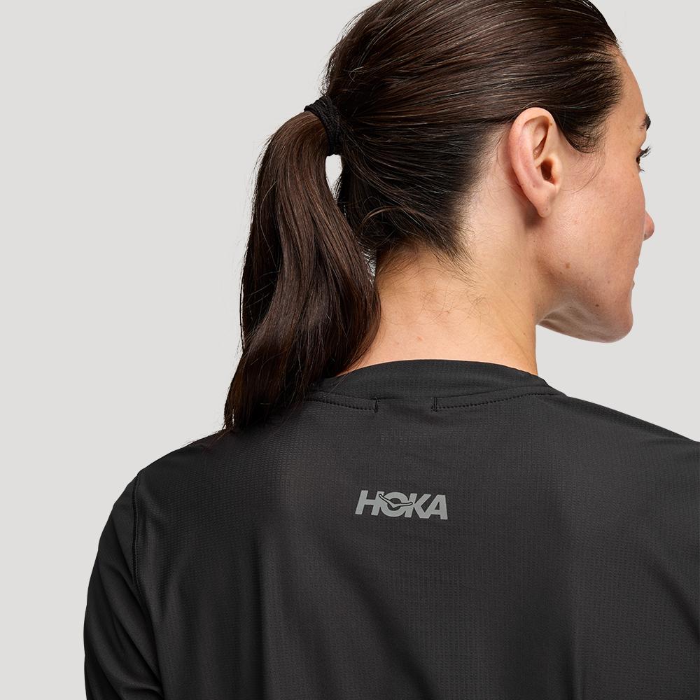[hoka] Hoka Women's Aerolight Short Sleeve 2.0 1175774-BLK