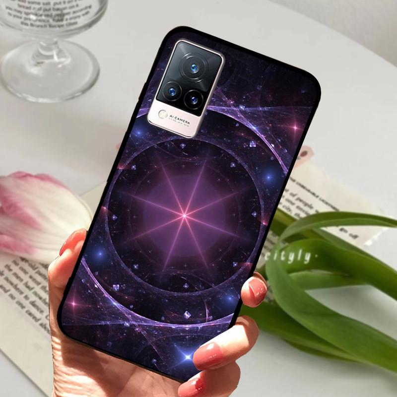 Для vivo V21 5G 4G V21E Чехол Мягкий Силиконовый Телефон TPU Coque Чехол для Vivo V21E v21 V 21e 21 V2050 V2061 Защитный Fundas Оболочка