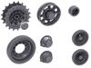Studio World War II British Army Comet Cruiser Tank Wheel Set Plastic Model Parts TR35111 T-Rex 1/35 (for Tamiya)