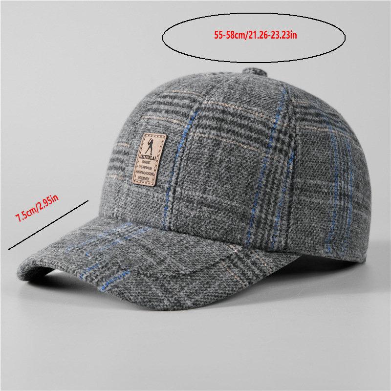 For All Occasions Multi Use All Purpose Fresh Latest Brand New Warm Winter Baseball Cap With Ear Flaps For Men, Auturnn Thick Cap For Gifts