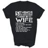 5 Things You Should Know About My Wife Husband Unisex Shirt Gift