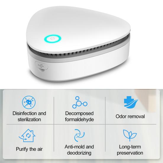 Машина для удаления запахов, очиститель воздуха, беспроводной портативный энергосберегающий малошумный освежитель воздуха для холодильника с запахом дыма