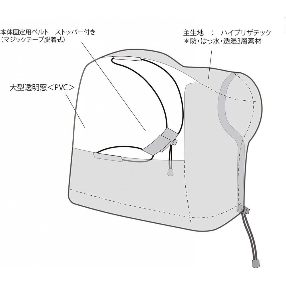 KENKO Camera Rain Cover HT L Size Water Repellentbreathable Material for Telephoto Lens Navy KRG-RC01LNV