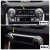 Air Conditioning Knobs Control Panel Fan Speed Button Cover Trim For TOYOTA RAV4 RAV 4 XA50  - 2024 ABS Kit Accessories