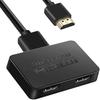 HDMI Splitter: 1 Input, 2 Outputs, Supports 1080P, 4K, 3D for PS4/Xbox