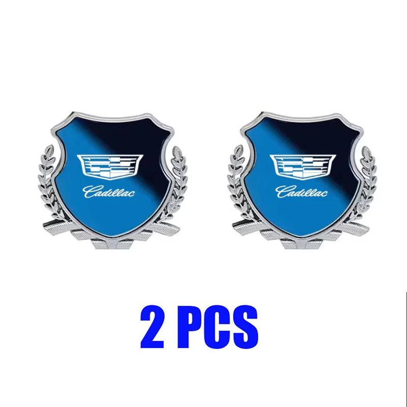 Custom Zinc Alloy Car Fender Emblem Side Window Badge for Cadillac ATS CT4 CT5 CTS ESCALADE STS XLR XT4 XT5 XT6 XTS Rear Sticker