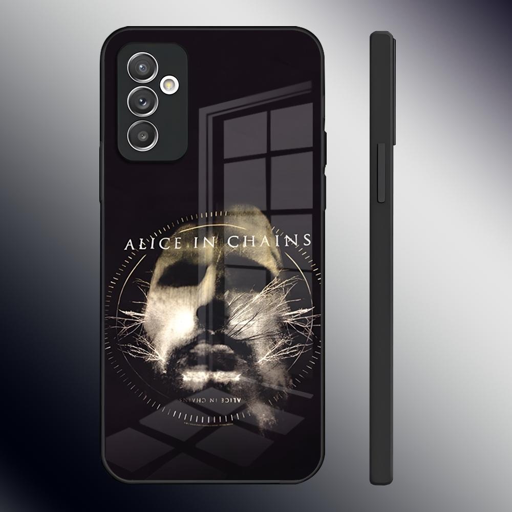Чехол для телефона тяжелой рок-группы Alice In Chains для Samsung S26 S24 Ultra S23 S22 S21 Fe S25 Plus A54 A34 A24 A53 A13 A16 Стеклянная крышка