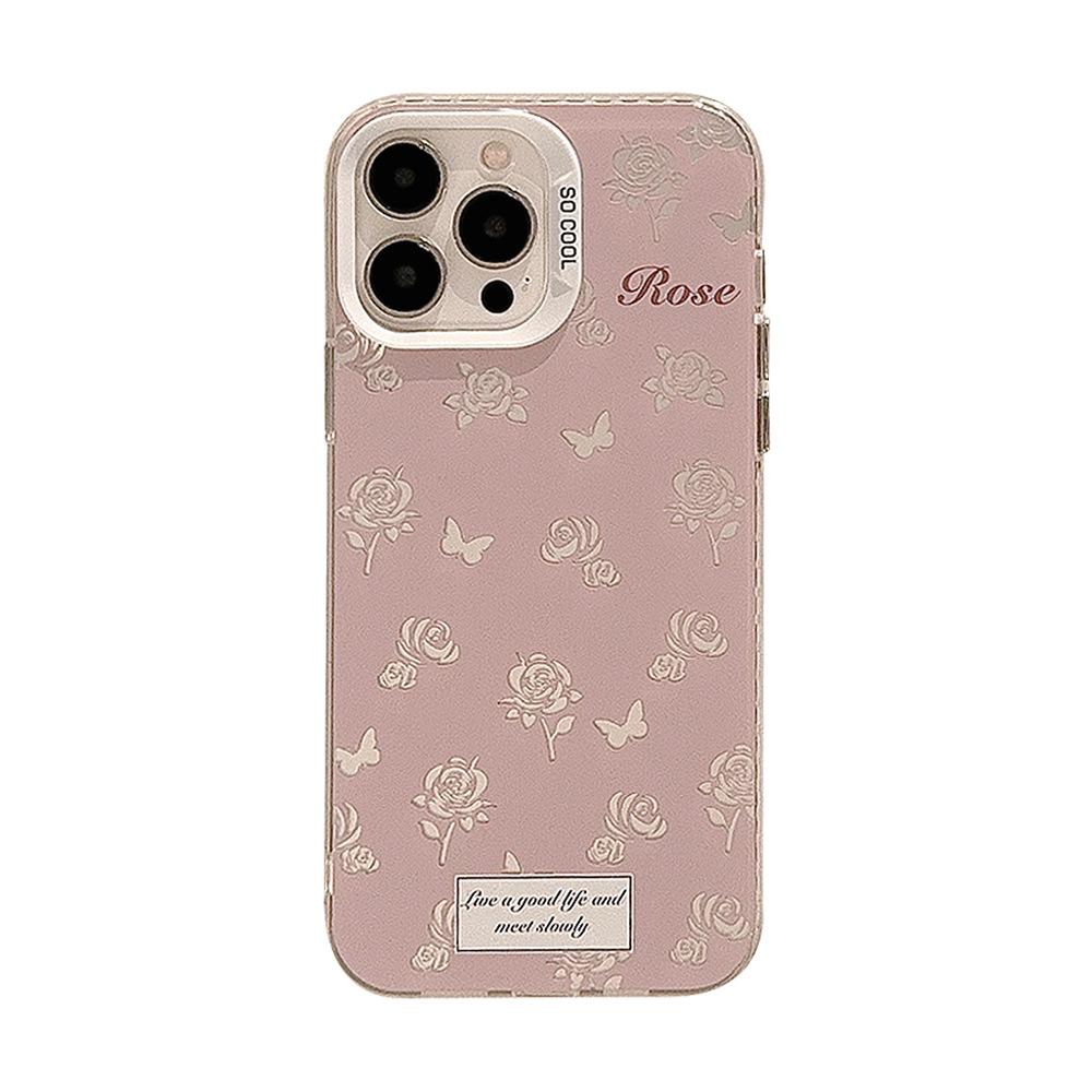 Супер Фея Ins Розовый Розовый Чехол для IPhone 16 Подходит для 14Pro Max Мобильного Телефона 12 Apple 13 Лазерный 11 Противоударный