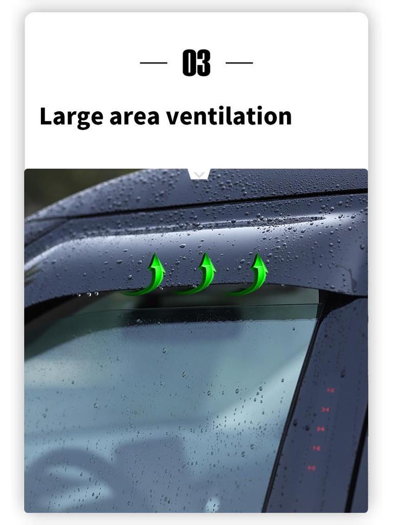 Mitsubishi Delica D2 Rain Guard & Sun Shade Visor