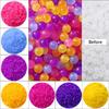 100Pcs 8mm Uv Changing Colored Beads Acrylic Round Beads For Jewelry Making DIY Charm Decoration