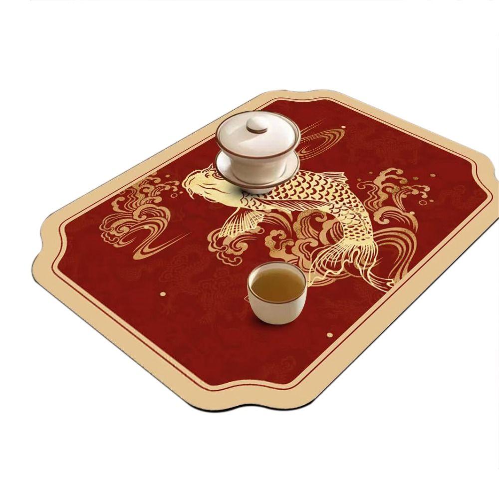 Термостойкий нескользящий быстросохнущий коврик для сушки посуды коврик для сушки посуды с диатомовой грязью впитывающая подкладка для посуды ARI