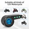 7 Color LED Motorcycle Instrument Dashboard Speedometer TRIP ODO Fuel Level Meter Motor Tachometer with Gear Turn Signal 12V