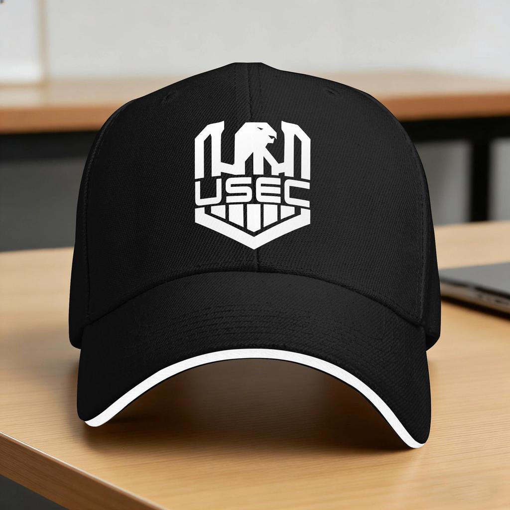 Escape From Tarkov Usec Маленький Белый Логотип Повседневная Бейсболка Для улицы Тренировок Тракер Кепка Солнце Женская Мужская Классические Бейсболки