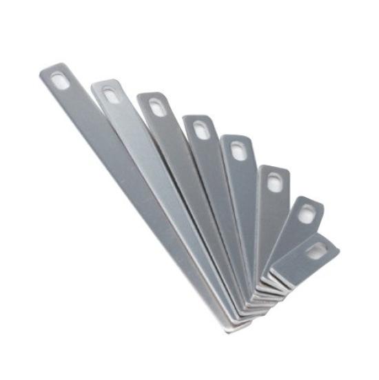 NANKAI Aluminum Stay Mecha Stay Straight 1 Hole 100mmx19mm 0077 General-Purpose (8mmx16mm)