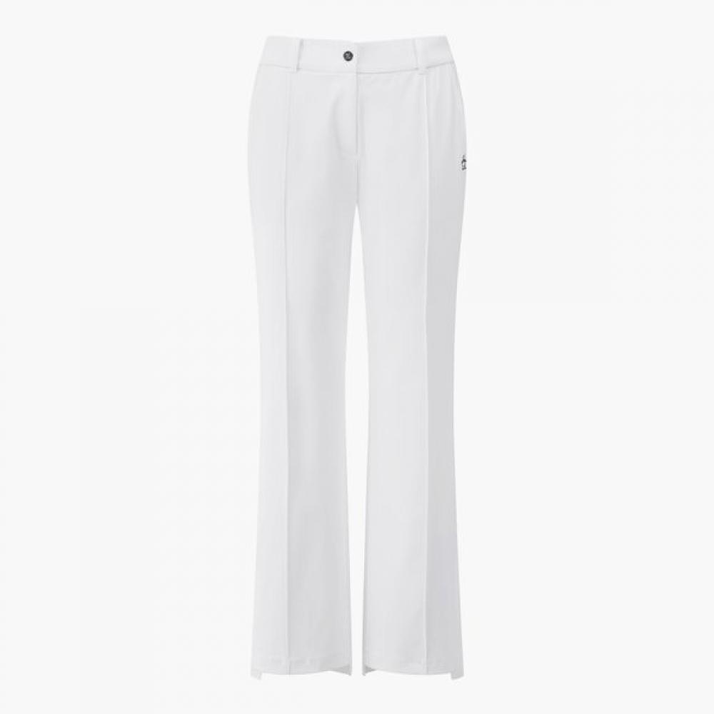 MunSingwear Женские S Летние брюки клеш Белые Mq22rlpt41