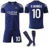 2024-25 Баолань №. 7 Mbabpe 10 Dembele Комплект футбольной формы 30 Paris Три выездных игры