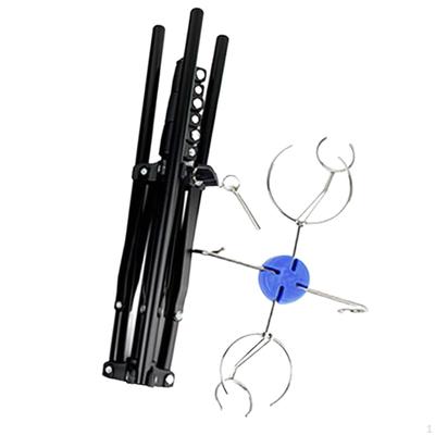 Инфузионные стойки с крюком Регулируемая по высоте Выдвижная Складная Переносная Напольная стойка Держатель мешка для
