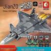 Senbao J-20 Истребитель Военная Серия Строительные Блоки Модель Комплект для Мальчиков